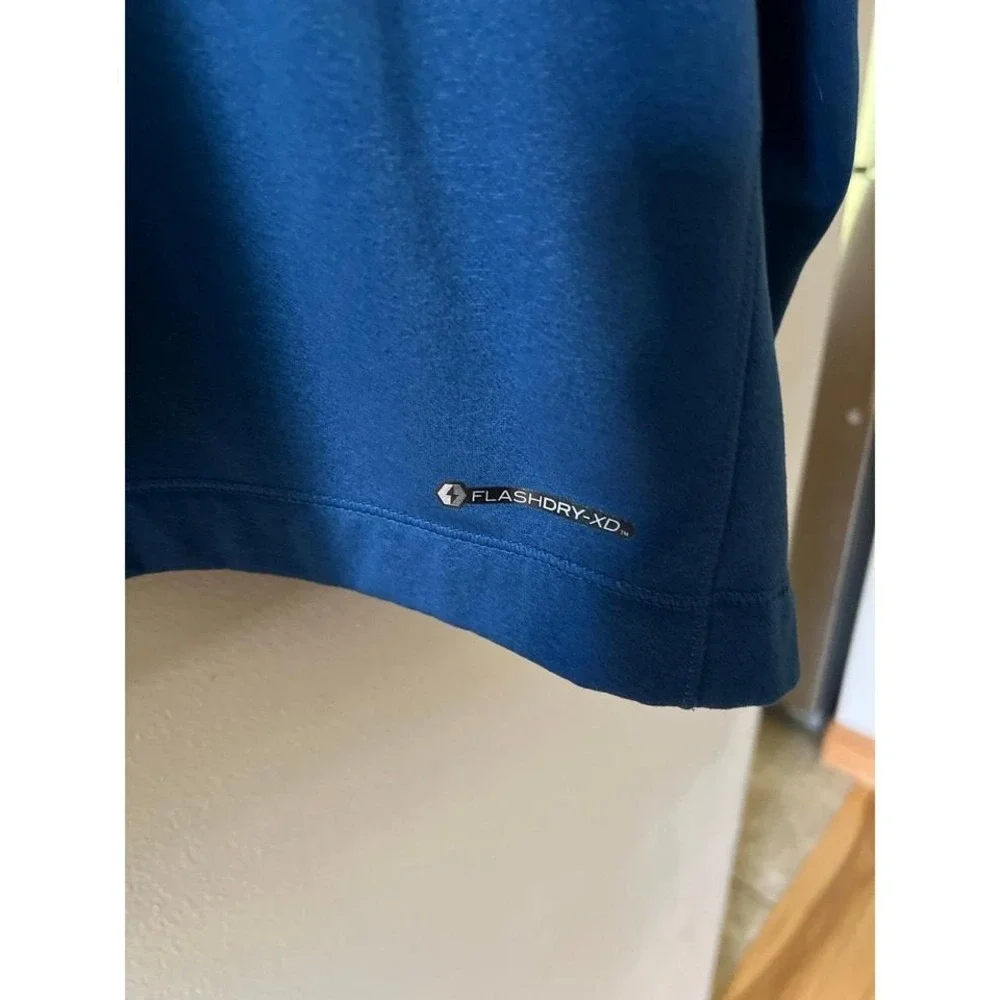 The North Face Flash-dry XD Blue Fleece 1/4th Zip Jacket XXL